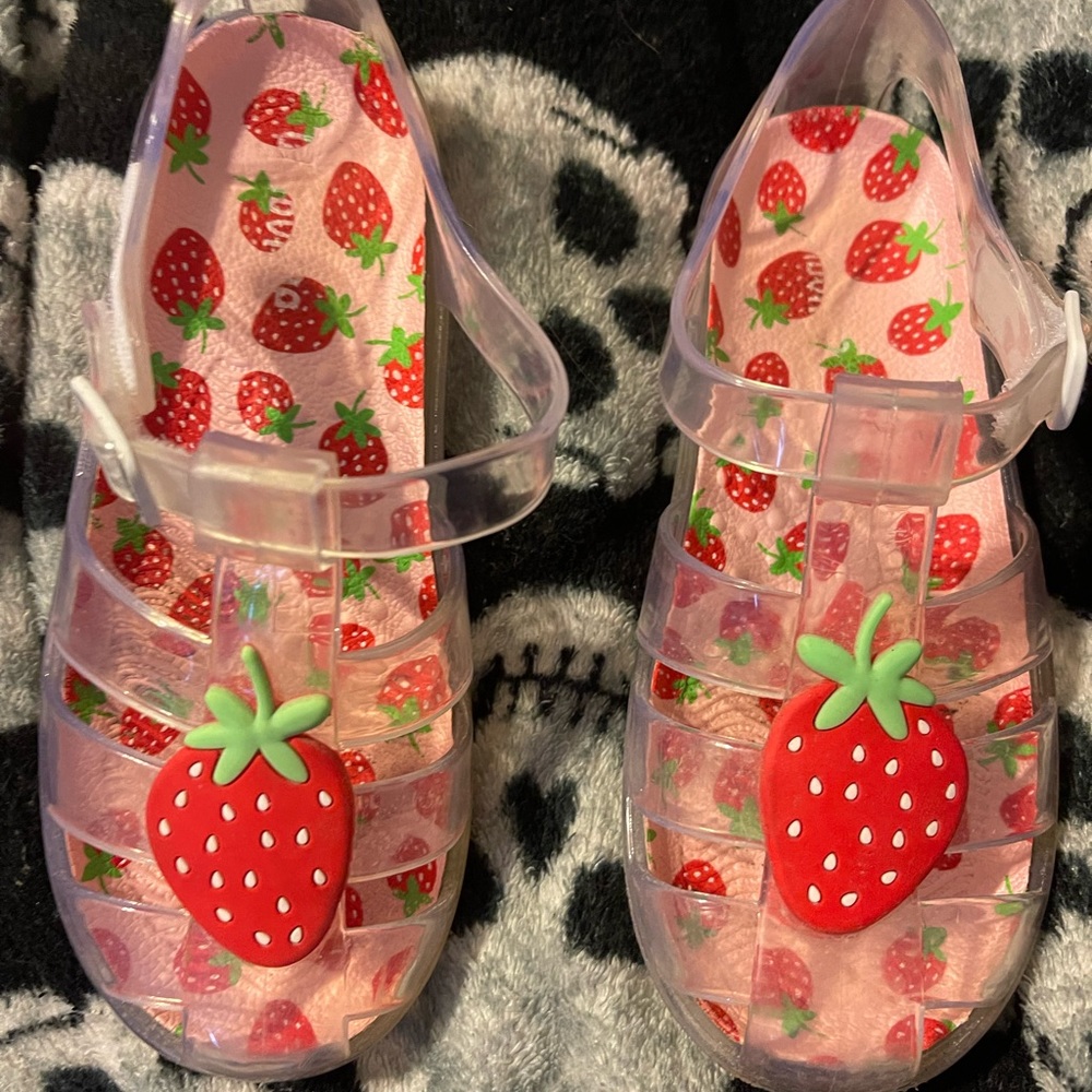 Gymboree strawberry jelly shoes